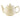 Price & Kensington Matte Cream Tea Pot