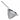 RSVP conical strainer with fine mesh for filtering liquids, made of durable material, ideal for kitchen or bar use.