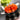 A stainless steel Gefu slicer with ridged blades, shown cutting tomatoes into wedges, placed on a kitchen counter.