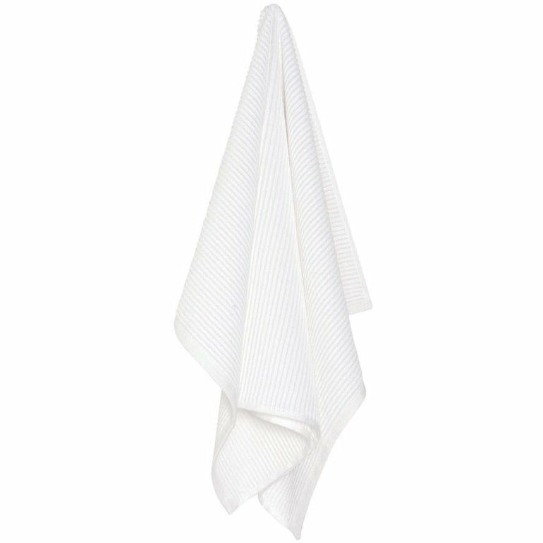 Now Design Ripple Dish Towel featuring a textured, rippled fabric in a stylish design, perfect for kitchen use.