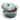 Le Creuset Mini Cocotte souffle dish with a vibrant colored exterior and a creamy interior, ideal for individual servings.