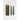 Two green tree-shaped taper candles in a kraft box with two standing beside it, top view